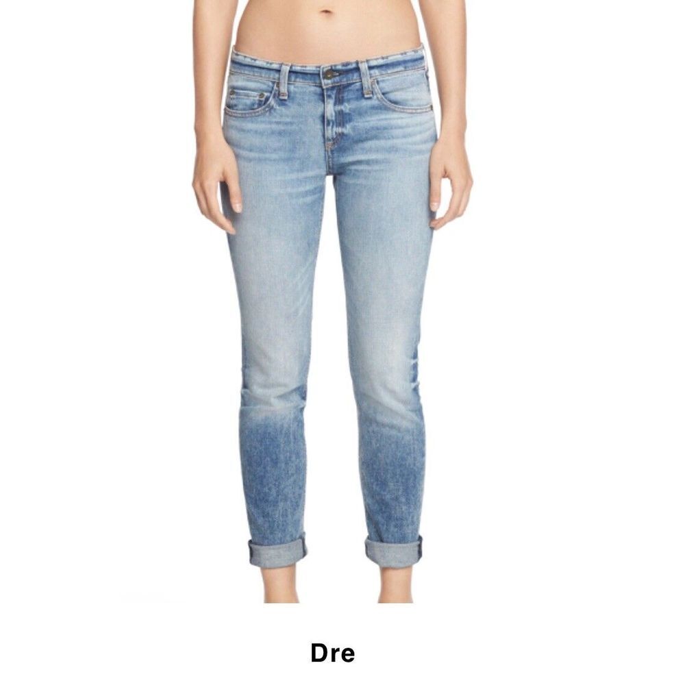 Rag &‎ Bone Dre Slim Boyfriend Jeans Acid Blue W1590K510ACB Womens 29x29 capsule